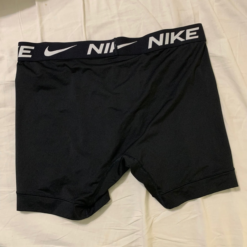 Nike Boxer Briefs Mens L Black Dri-FIT Performance Athletic Trunks Underwear
